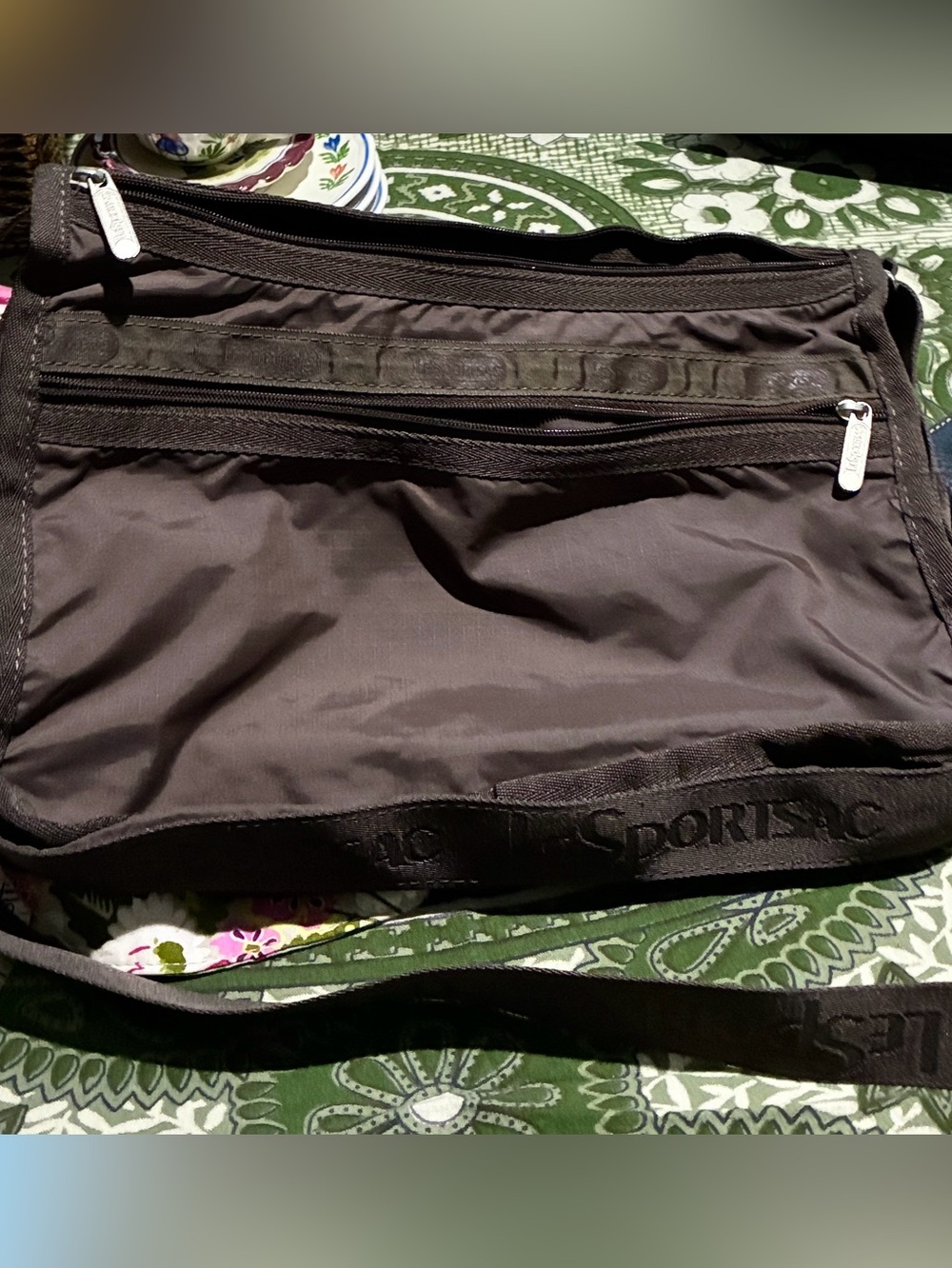 LeSportsac Black Satchel Crossbody Bag